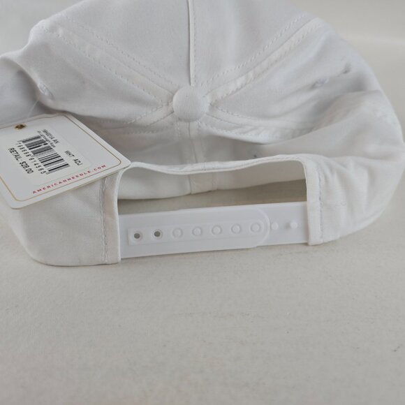 19th Hole Hat Mens Adjustable White Golf Cap American Needle Crest Shield Rope - Picture 6 of 9